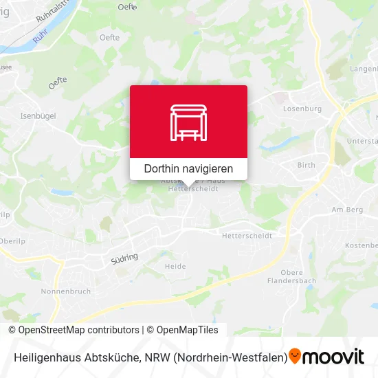 Heiligenhaus Abtsküche Karte