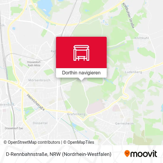 D-Rennbahnstraße Karte