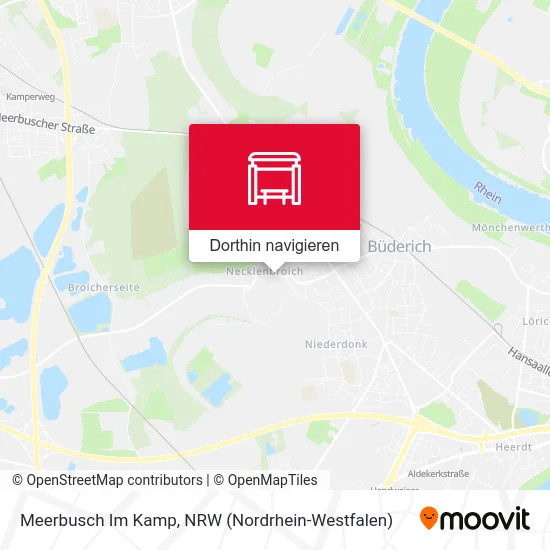 Meerbusch Im Kamp Karte