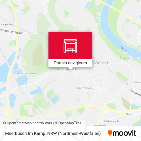 Meerbusch Im Kamp Karte