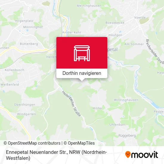 Ennepetal Neuenlander Str. Karte