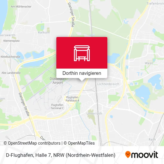 D-Flughafen, Halle 7 Karte