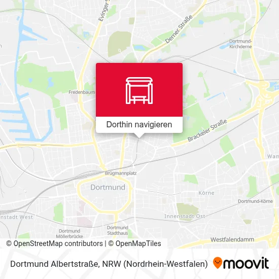 Dortmund Albertstraße Karte