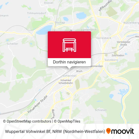 Wuppertal Vohwinkel Bf Karte