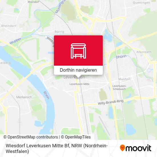 Wiesdorf Leverkusen Mitte Bf Karte