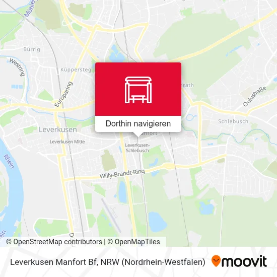 Leverkusen Manfort Bf Karte