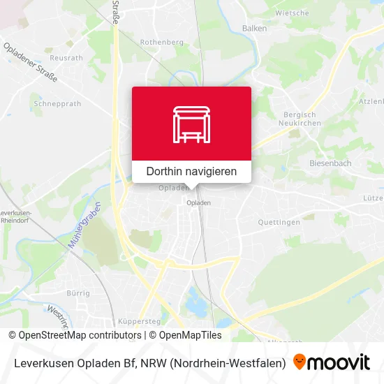 Leverkusen Opladen Bf Karte