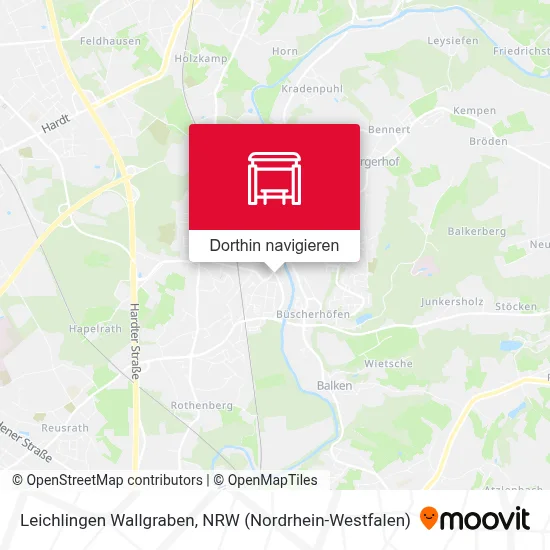 Leichlingen Wallgraben Karte