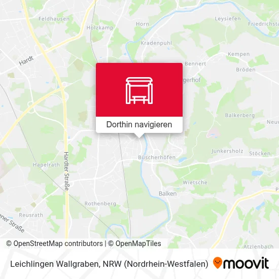 Leichlingen Wallgraben Karte