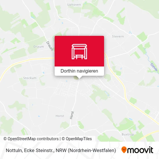 Nottuln, Ecke Steinstr. Karte