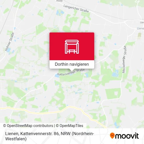Lienen, Kattenvennerstr. 86 Karte