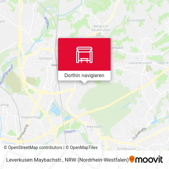 Leverkusen Maybachstr. Karte