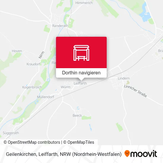 Geilenkirchen, Leiffarth Karte