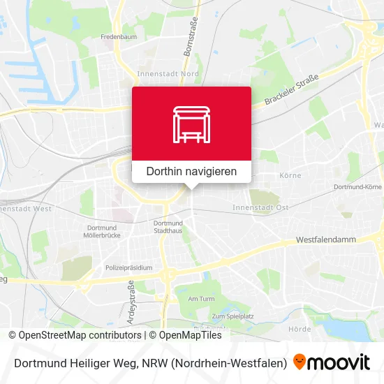 Dortmund Heiliger Weg Karte