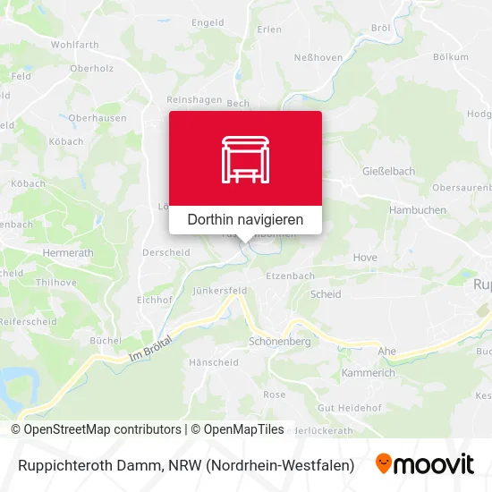 Ruppichteroth Damm Karte