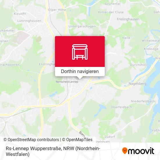 Rs-Lennep Wupperstraße Karte