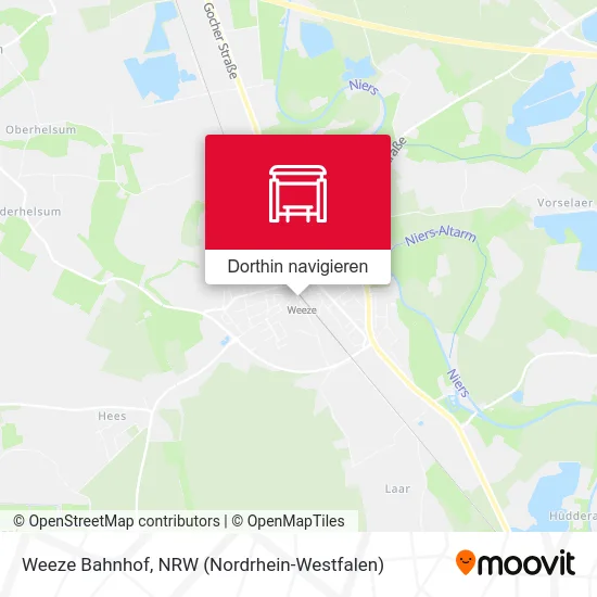 Weeze Bahnhof Karte