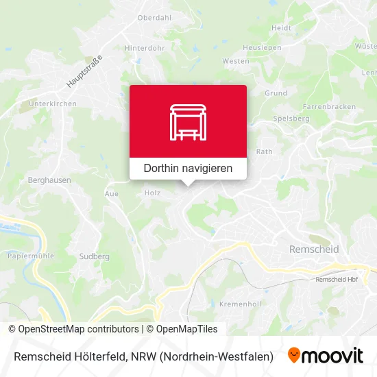 Remscheid Hölterfeld Karte