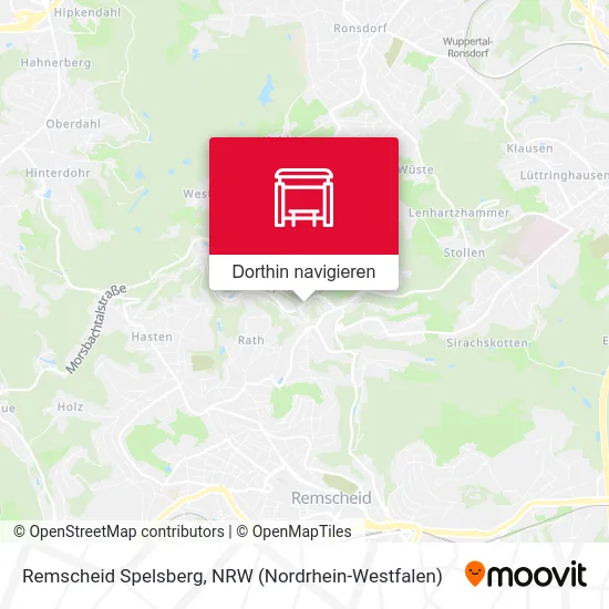 Remscheid Spelsberg Karte