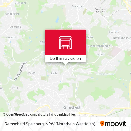 Remscheid Spelsberg Karte