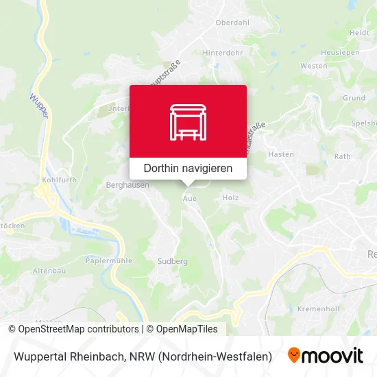 Wuppertal Rheinbach Karte