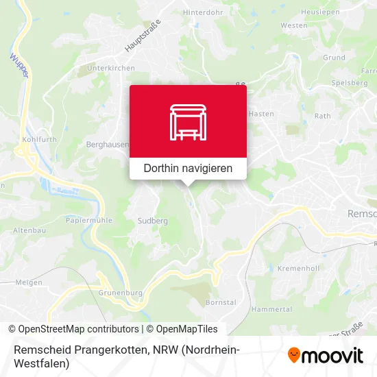 Remscheid Prangerkotten Karte