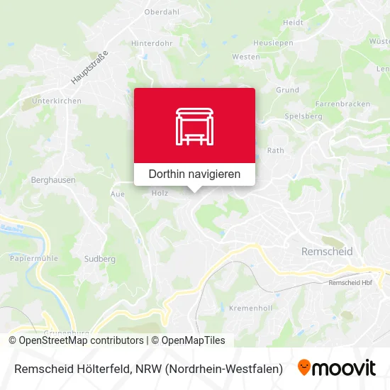 Remscheid Hölterfeld Karte