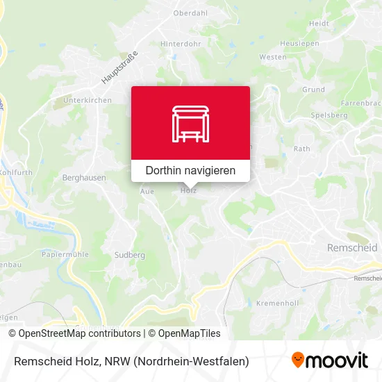 Remscheid Holz Karte