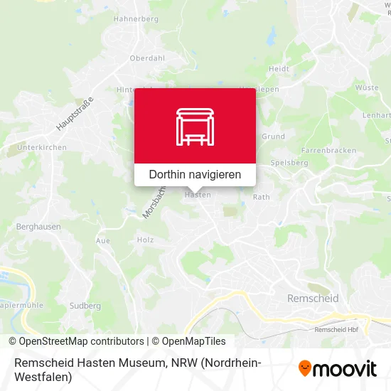 Remscheid Hasten Museum Karte