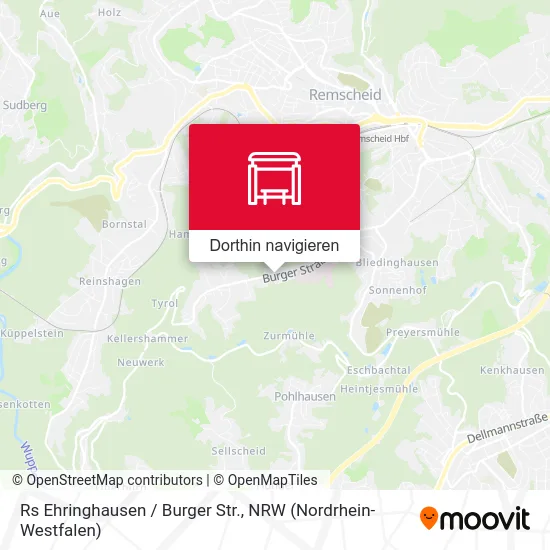 Rs Ehringhausen / Burger Str. Karte