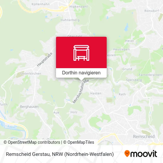 Remscheid Gerstau Karte