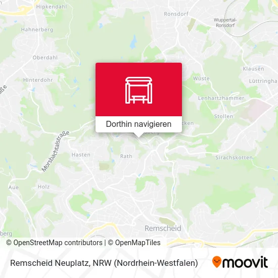 Remscheid Neuplatz Karte
