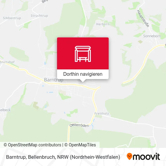 Barntrup, Bellenbruch Karte