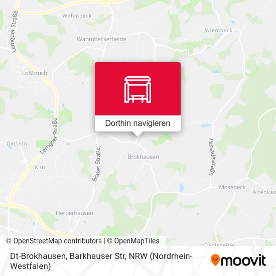 Dt-Brokhausen, Barkhauser Str Karte