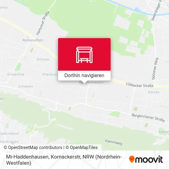 Mi-Haddenhausen, Kornackerstr Karte