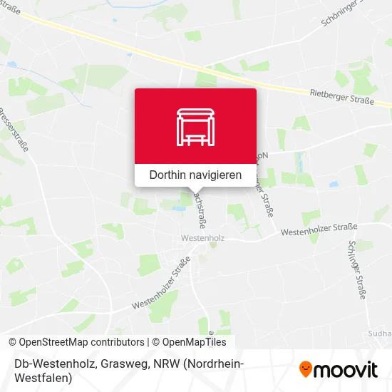 Db-Westenholz, Grasweg Karte