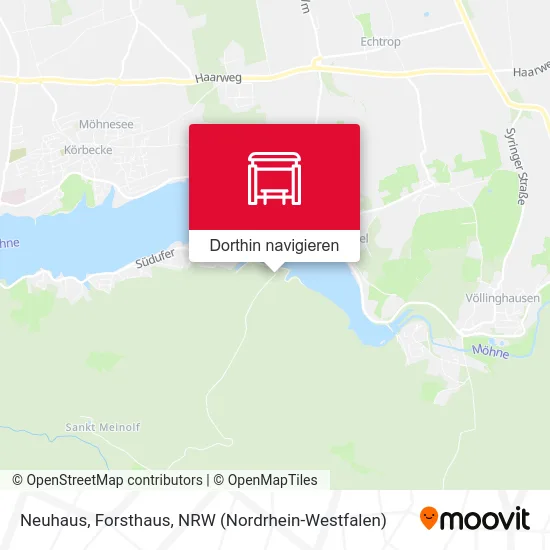 Neuhaus, Forsthaus Karte