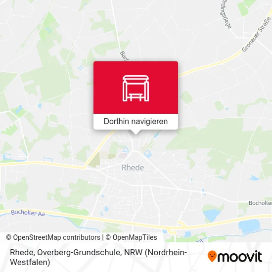 Rhede, Overberg-Grundschule Karte