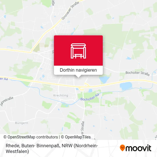 Rhede, Buten- Binnenpaß Karte