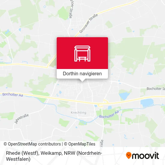 Rhede (Westf), Weikamp Karte