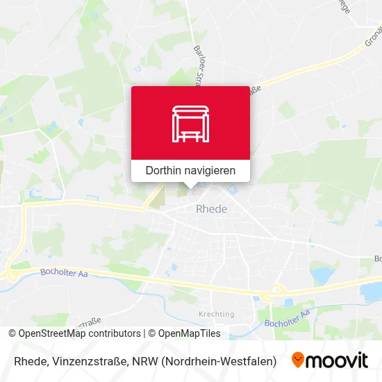 Rhede, Vinzenzstraße Karte