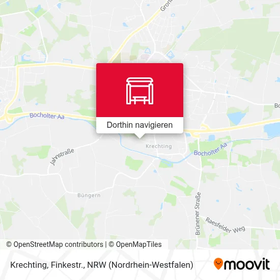 Krechting, Finkestr. Karte