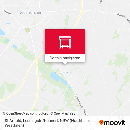 St Arnold, Lessingstr./Kuhnert Karte