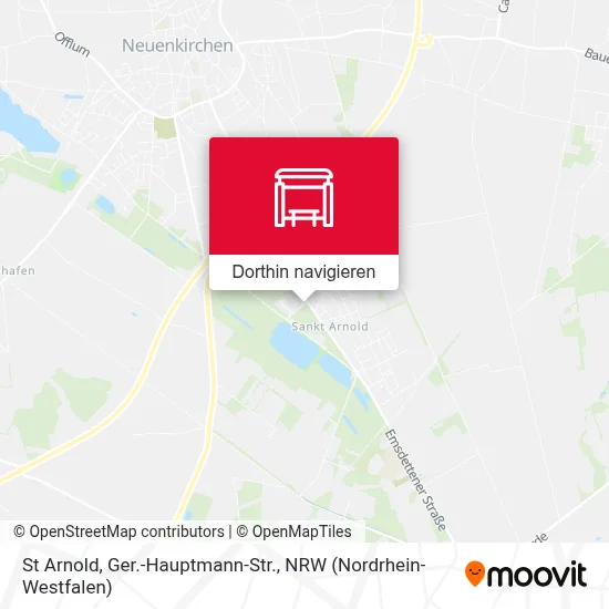 St Arnold, Ger.-Hauptmann-Str. Karte