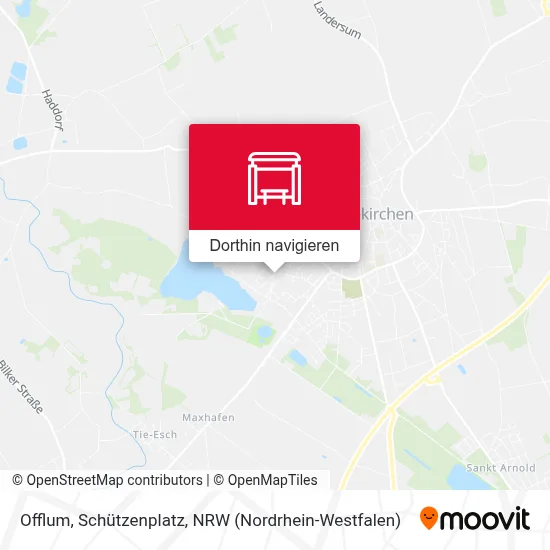 Offlum, Schützenplatz Karte