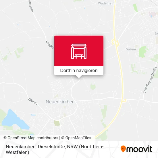 Neuenkirchen, Dieselstraße Karte