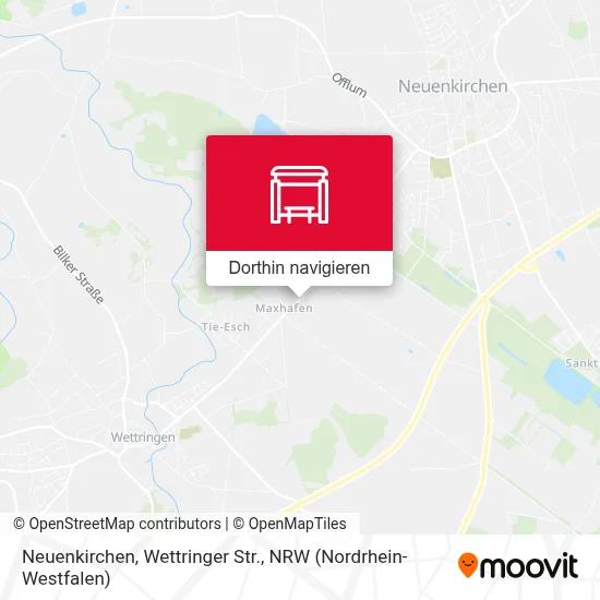 Neuenkirchen, Wettringer Str. Karte