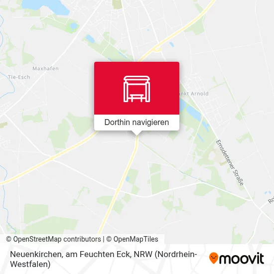 Neuenkirchen, am Feuchten Eck Karte