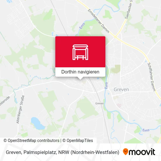 Greven, Palmspielplatz Karte