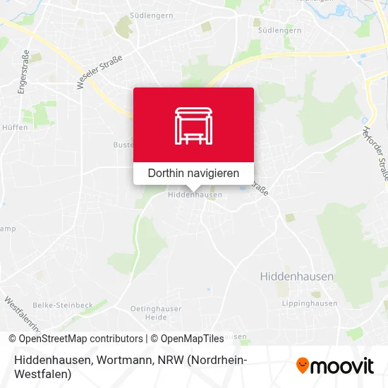 Hiddenhausen, Wortmann Karte